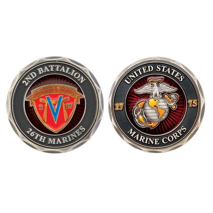 2nd Battalion 26th Marines Challenge Coin - SGT GRIT
