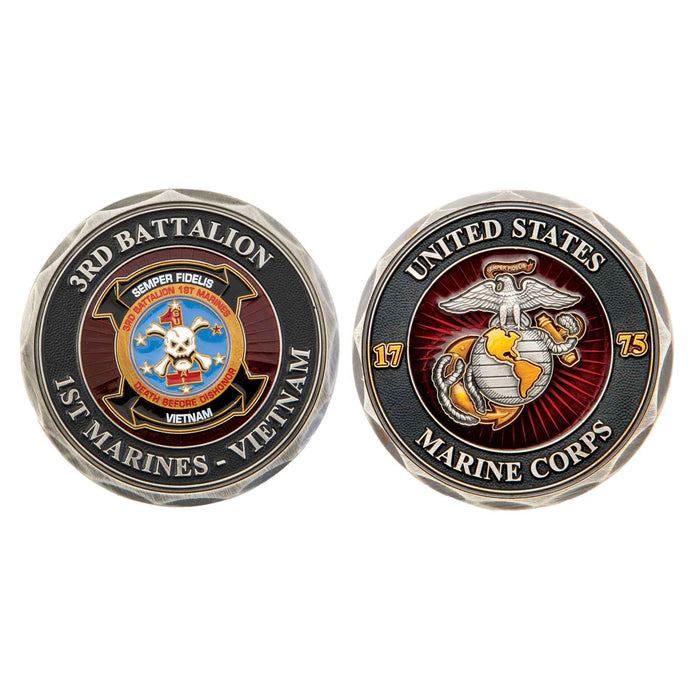 3rd Battalion 1st Marines Challenge Coin - SGT GRIT