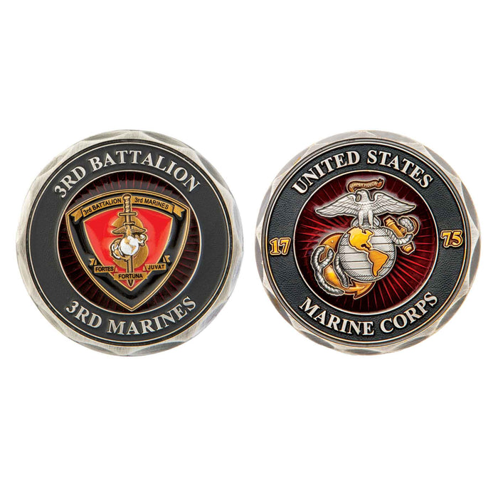 3rd Battalion 3rd Marines  Challenge Coin - SGT GRIT