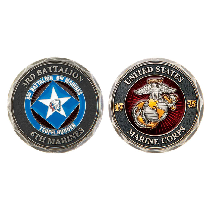 3rd Battalion 6th Marines Challenge Coin