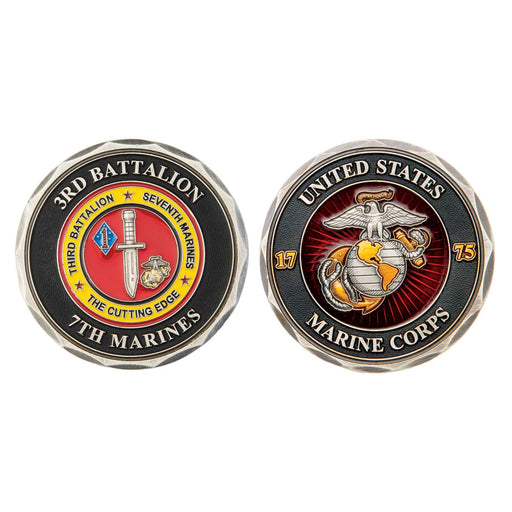 3rd Battalion 7th Marines Challenge Coin - SGT GRIT