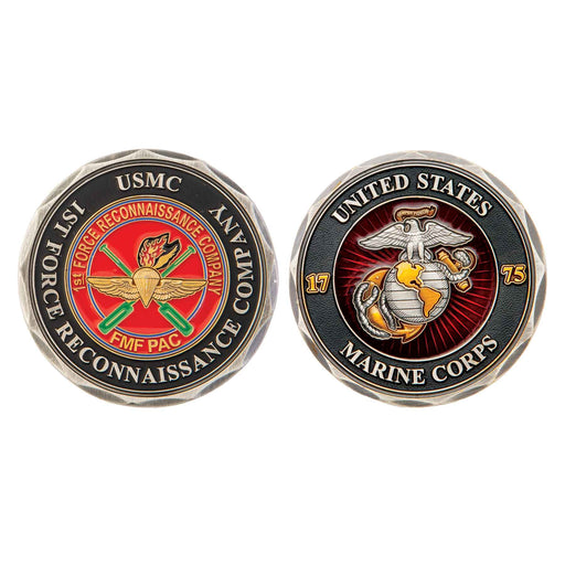 1st Force Recon FMF PAC Challenge Coin - SGT GRIT