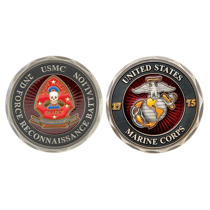 2nd Reconnaissance Battalion Challenge Coin - SGT GRIT