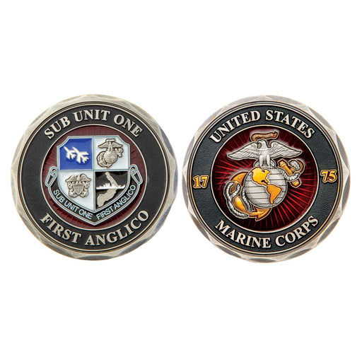 SU-1 1st Anglico Challenge Coin - SGT GRIT
