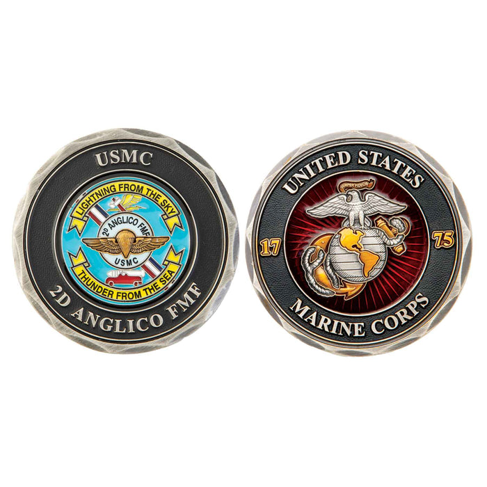 2D Anglico FMF Challenge Coin