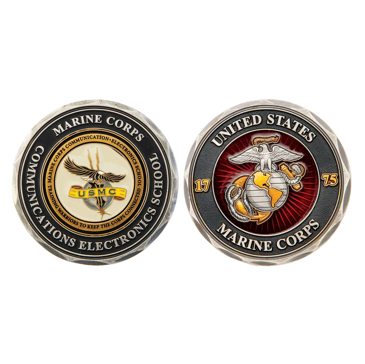 MCCES (Marine Corps Communications Electronics School) Challenge Coin ...