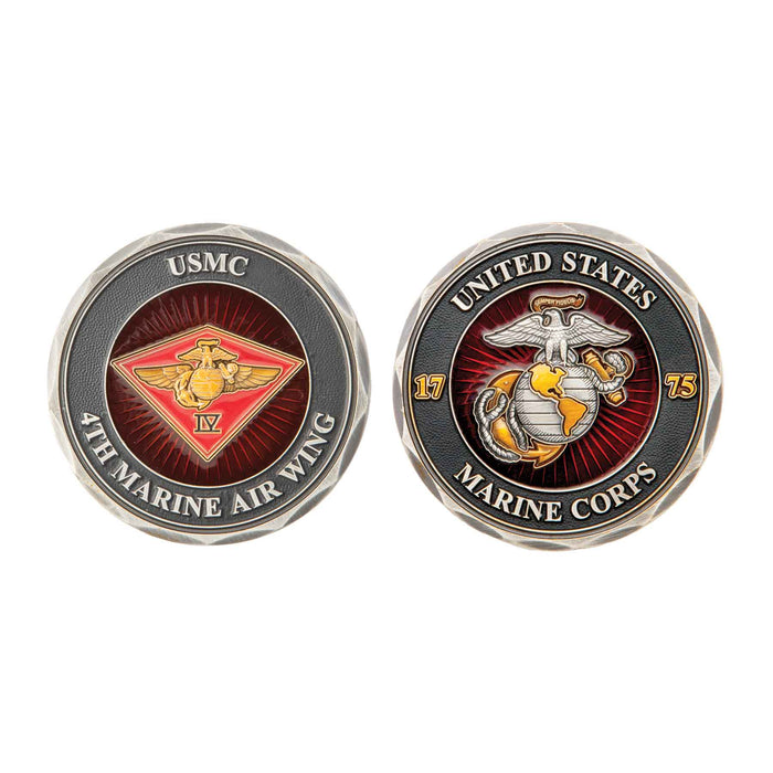 4th Marine Air Wing Challenge Coin