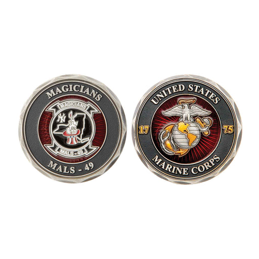 MALS-49 Coin Challenge Coin - SGT GRIT