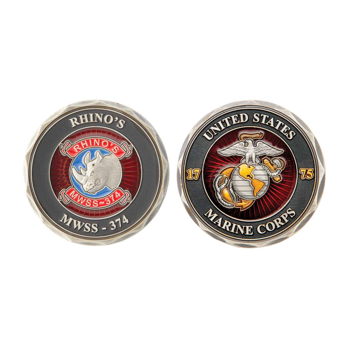 MWSS-374 Coin Challenge Coin - SGT GRIT