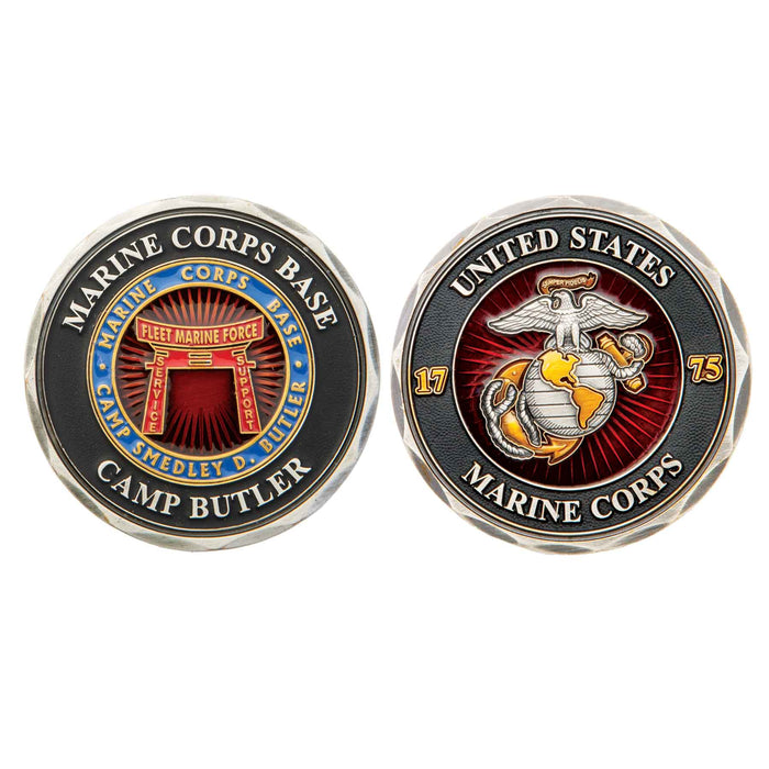 Marine Corps Base Okinawa Coin Challenge Coin