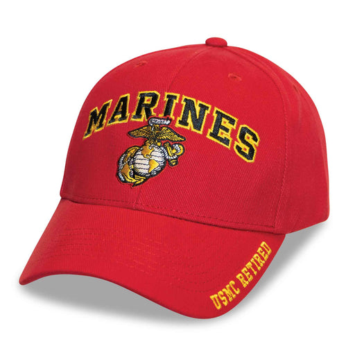Marines Retired Hat- Personalized- Red - SGT GRIT