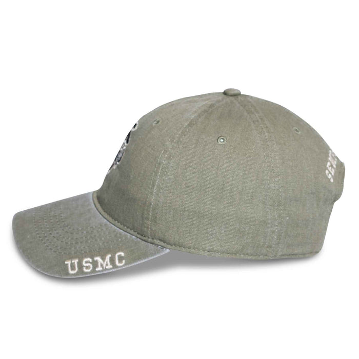 Eagle, Globe, and Anchor USMC Hat- OD Green - SGT GRIT