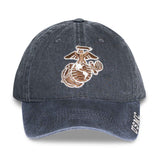Eagle, Globe, and Anchor USMC Hat – Dark Grey and Copper - SGT GRIT