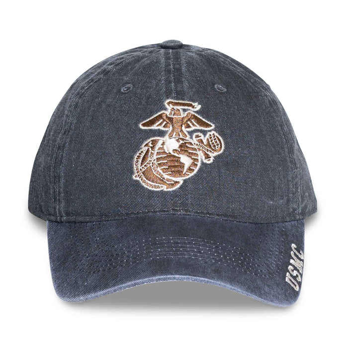 Eagle, Globe, and Anchor USMC Hat- Grey and Copper - SGT GRIT