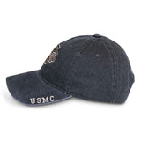 Eagle, Globe, and Anchor USMC Hat – Dark Grey and Copper - SGT GRIT