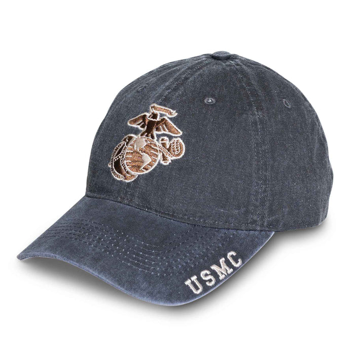 Eagle, Globe, and Anchor USMC Hat- Grey and Copper