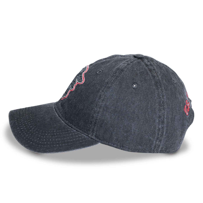 Eagle, Globe, and Anchor Hat- Charcoal and Red - SGT GRIT