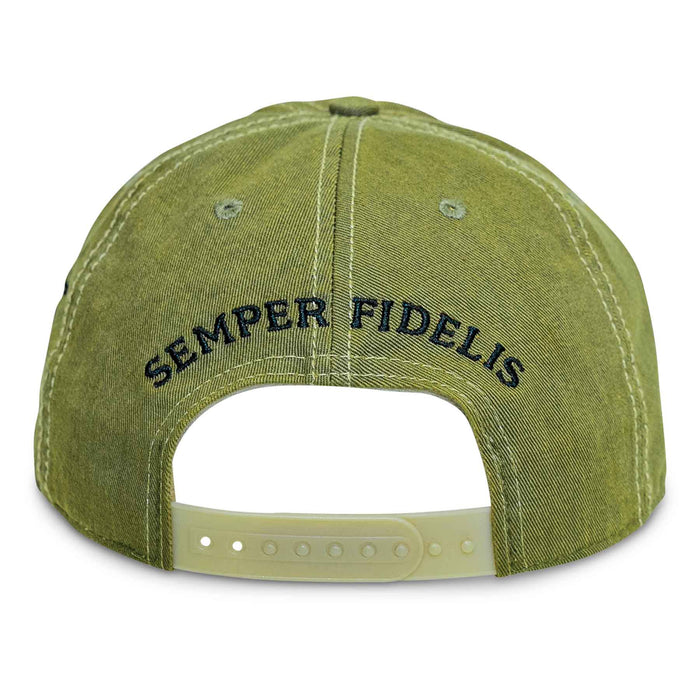 USMC Bulldog Hat- OD Green