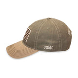 Eagle, Globe, and Anchor Flag Hat – OD green and Brown - SGT GRIT