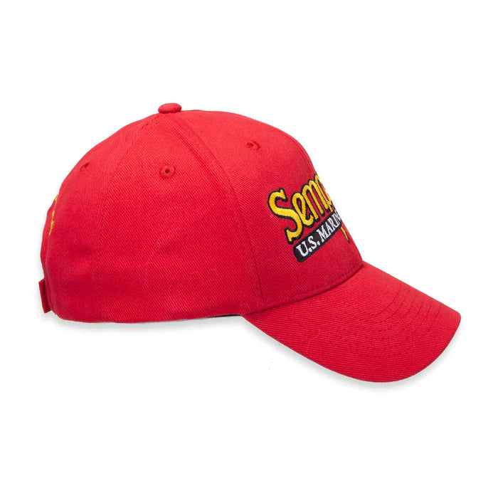 Semper Fi U.S. Marine Corps Hat- Red