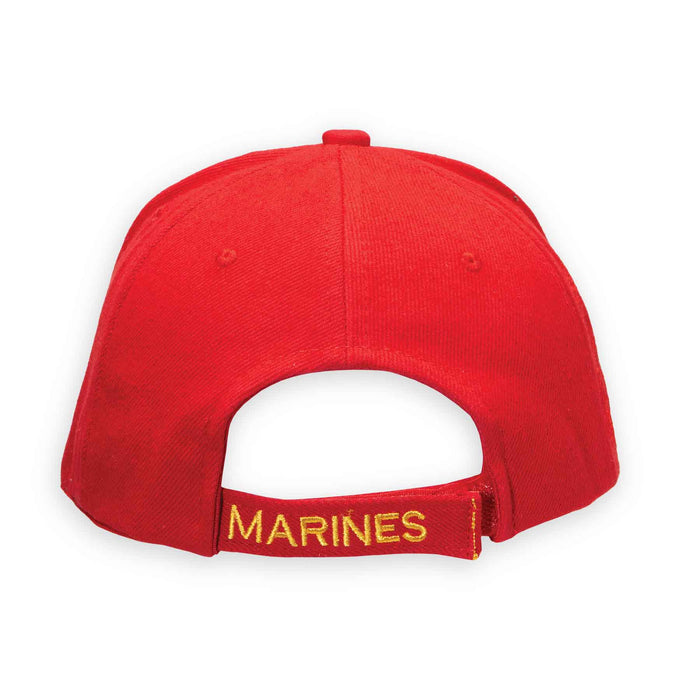 Marines Eagle, Globe, and Anchor Hat- Red