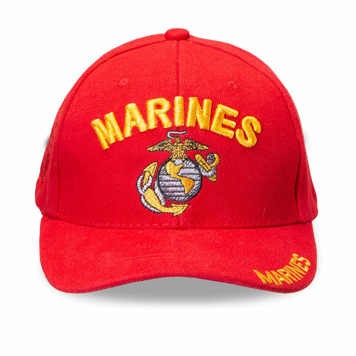 Marines Eagle, Globe, and Anchor Hat- Red