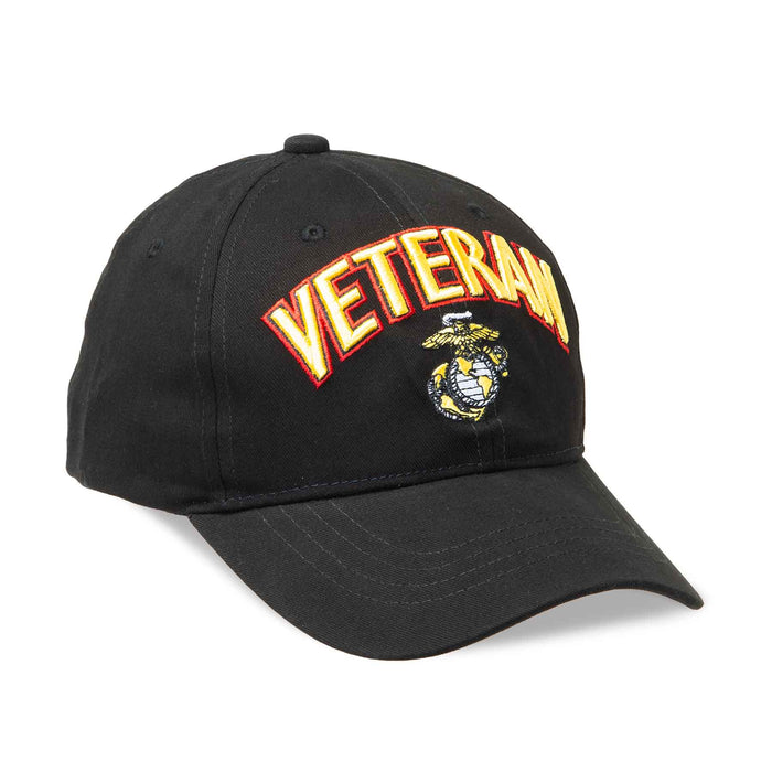 Veteran 3D Embroidery Hat- Black