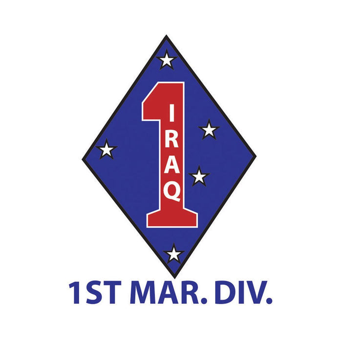 1st Marine Division-Iraq Decal