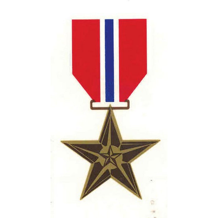 Bronze Star 3" x 1 1/2" Decal - SGT GRIT