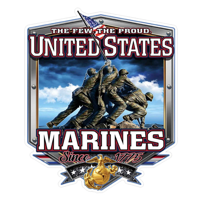 USMC Iwo Jima Decal - SGT GRIT