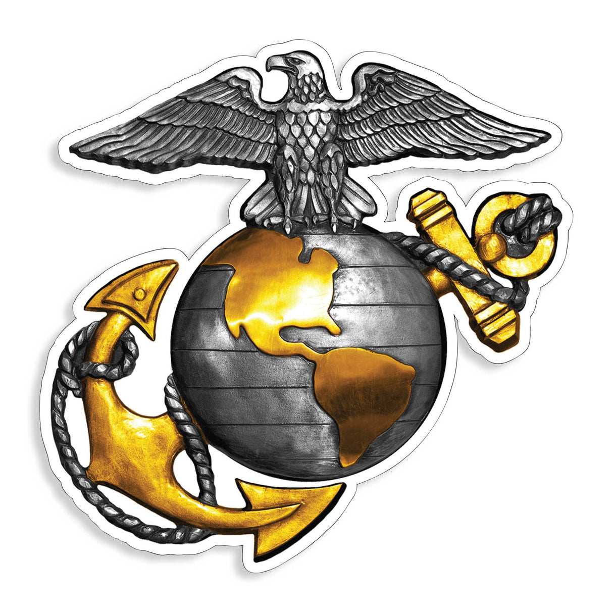 Metallic EGA Decal - SGT GRIT