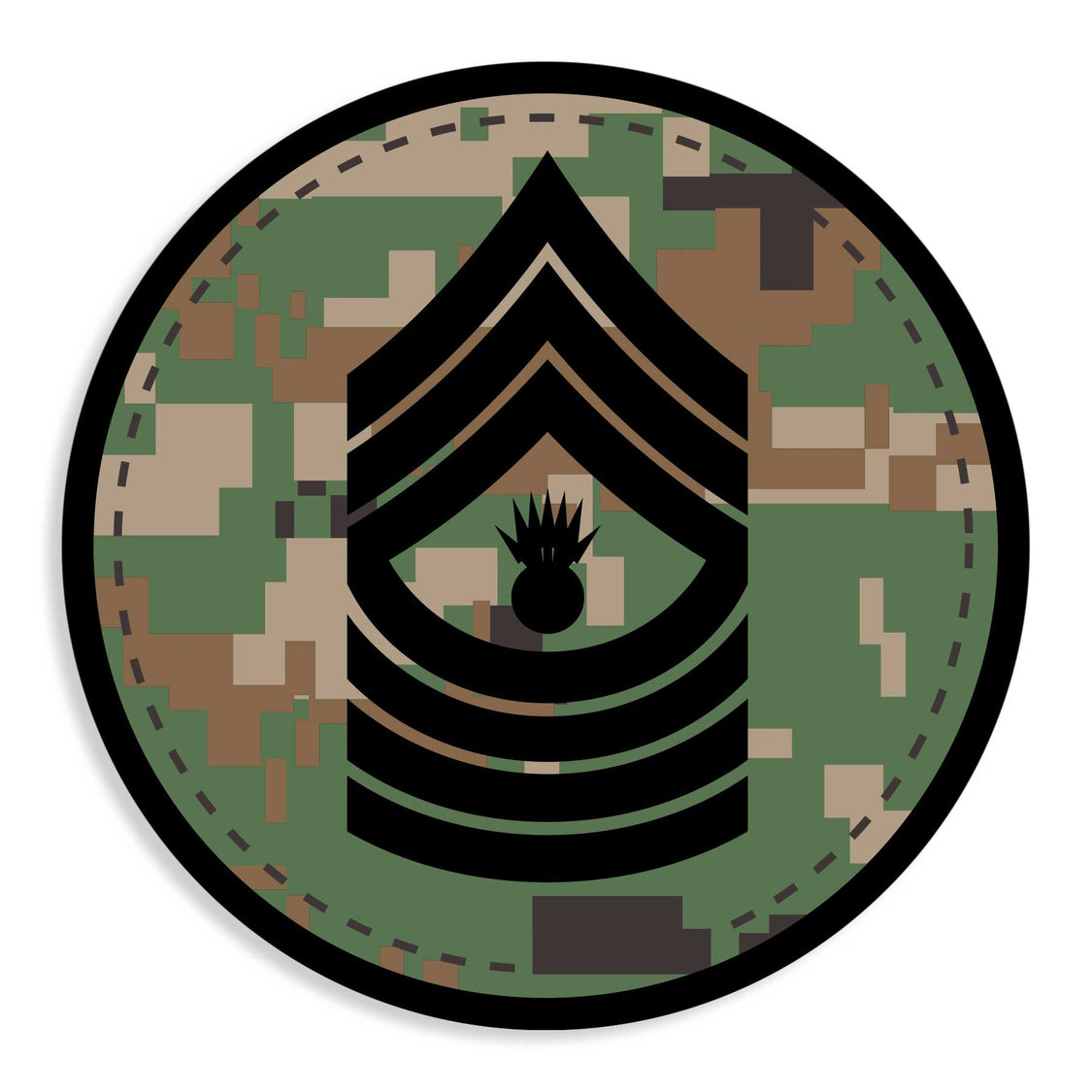 Choose Your Rank Decals in Desert or Woodland – SGT GRIT