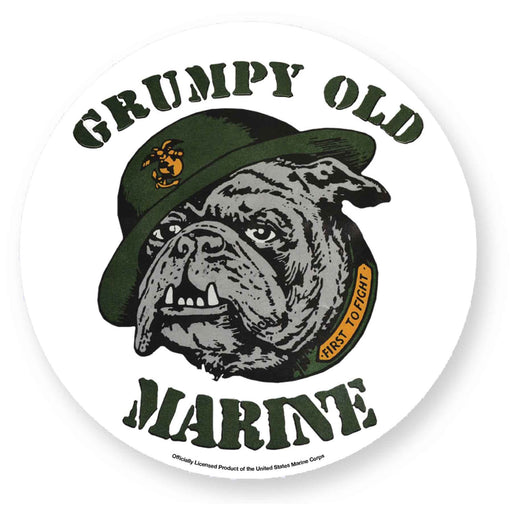 Grumpy Old Marine Decal - SGT GRIT