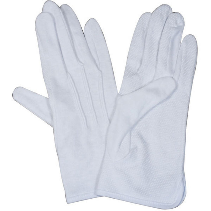 White Pebbled Gloves - SGT GRIT