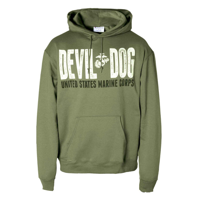 Champion usmc hoodie Clearance