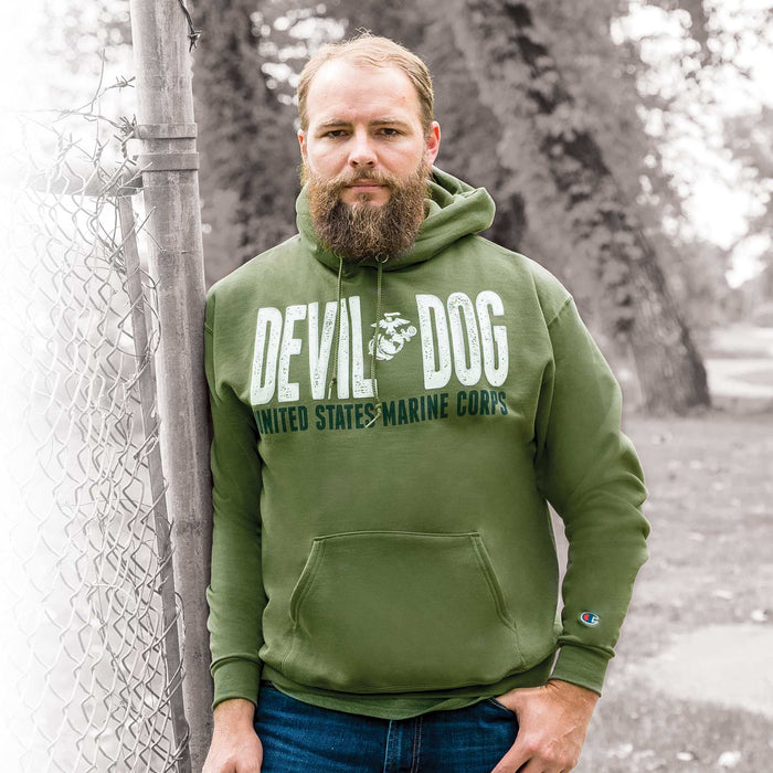 Champion usmc hoodie Clearance