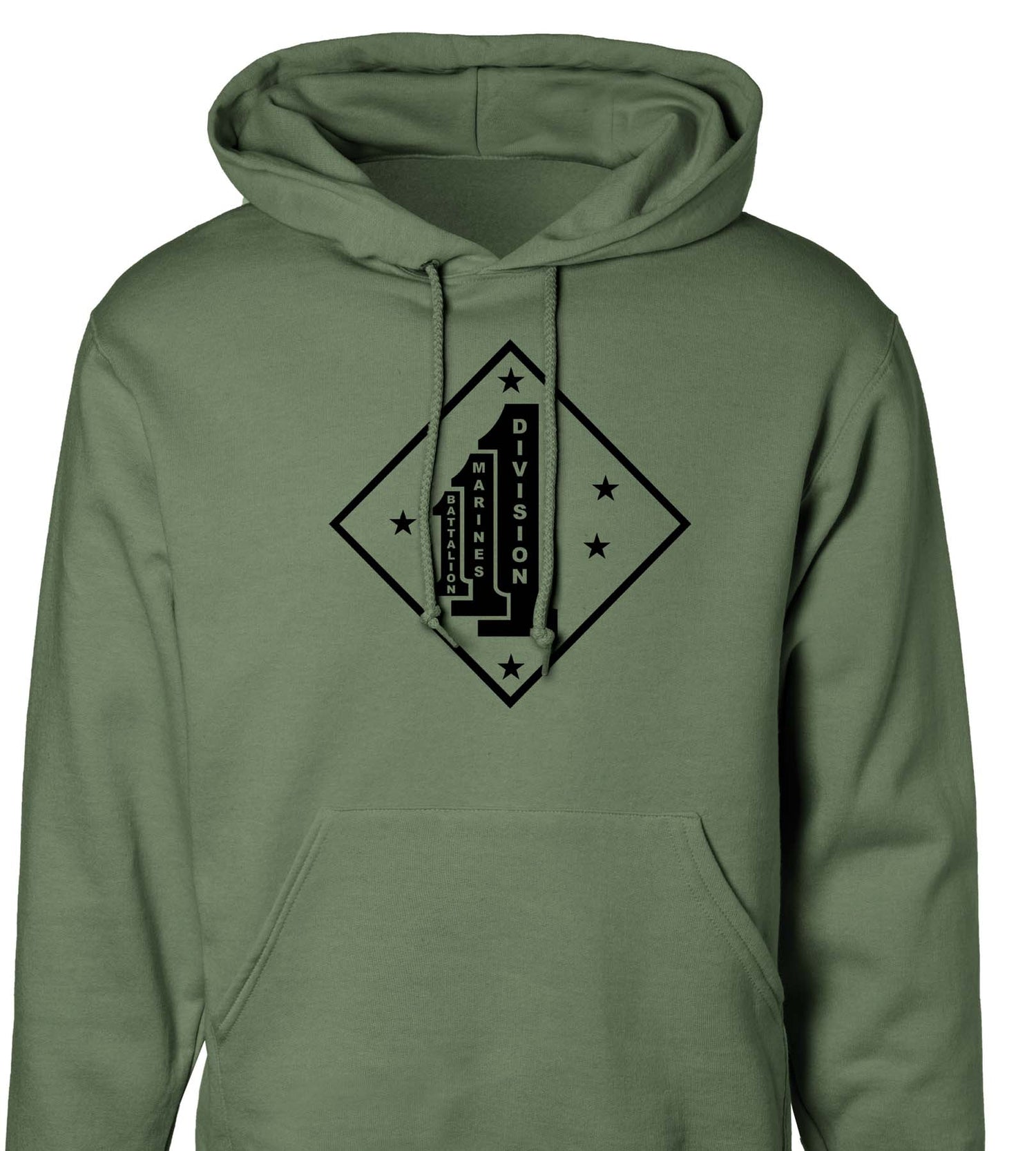1st Battalion 1st Marines Hoodie - SGT GRIT