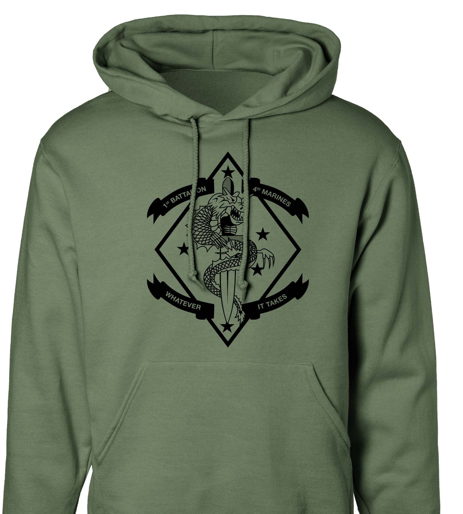 1st Battalion 4th Marines Hoodie – SGT GRIT