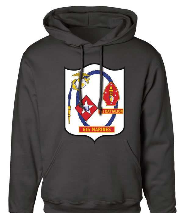 1st Battalion 6th Marines Hoodie - SGT GRIT