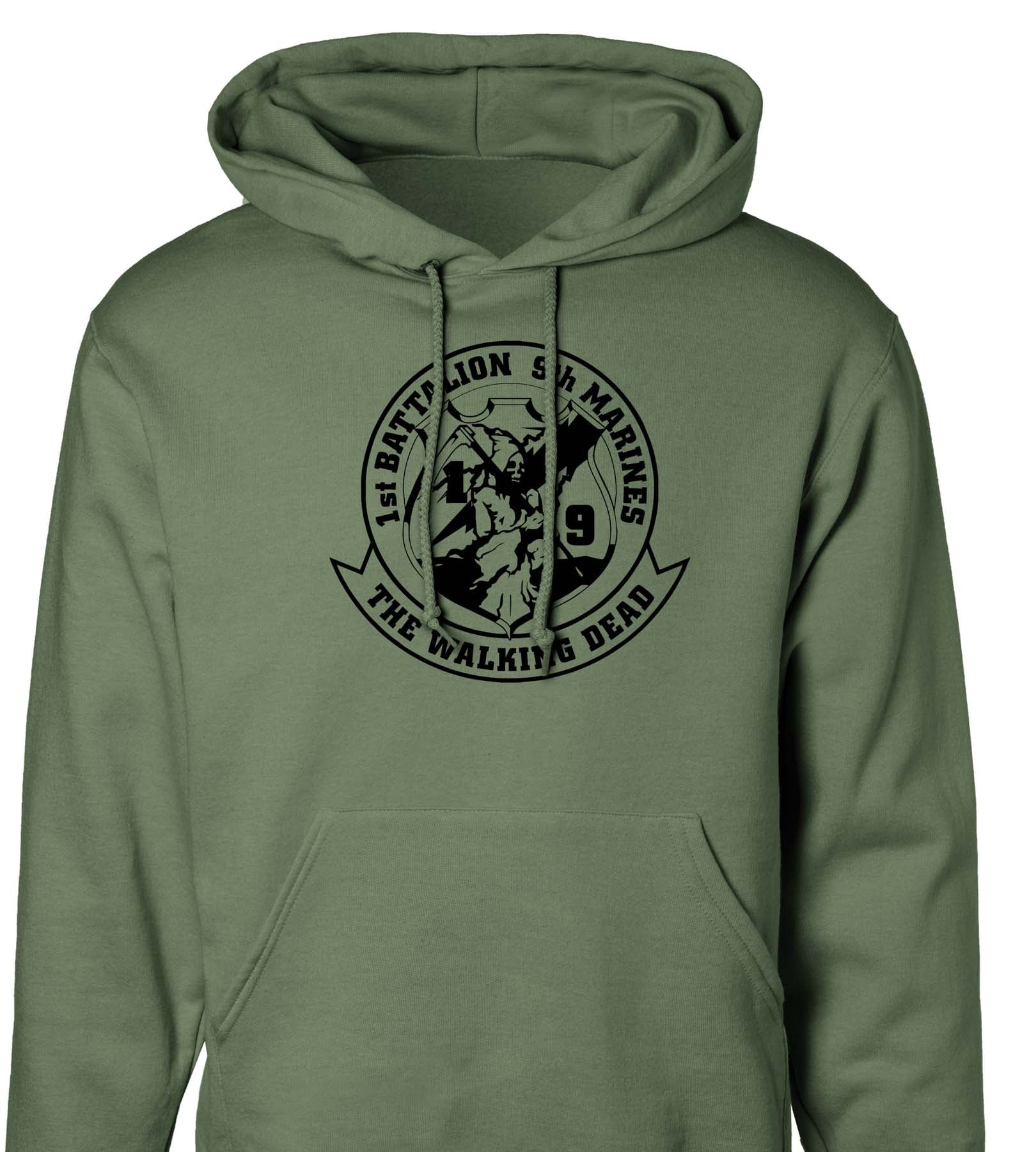 USMC 1st Battalion 9th Marines Hoodie - SGT GRIT