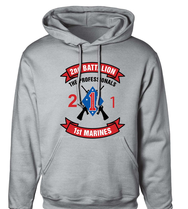 2nd Battalion 1st Marines Hoodie - SGT GRIT