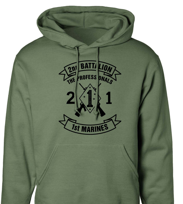 2nd Battalion 1st Marines Hoodie - SGT GRIT