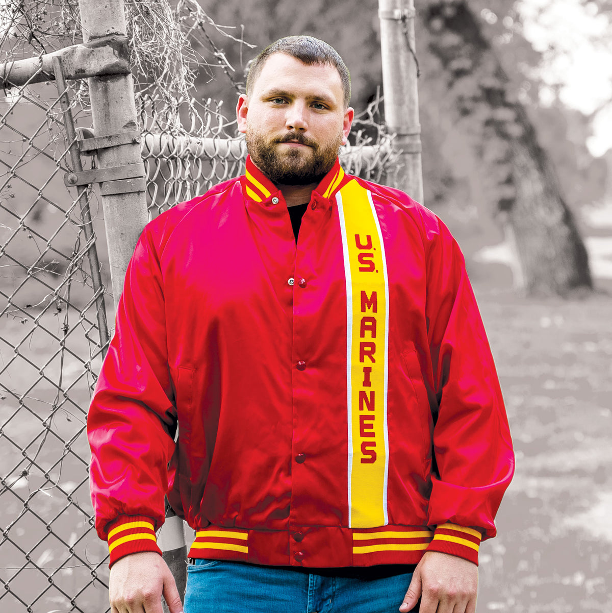 Red Usmc Jacket Marine Corps Jackets, Vests - SGT GRIT