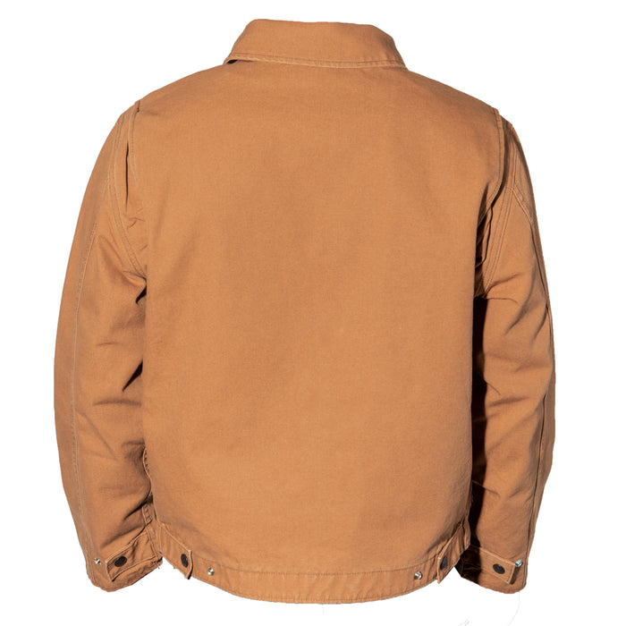 Customized Brown Canvas Jacket - SGT GRIT