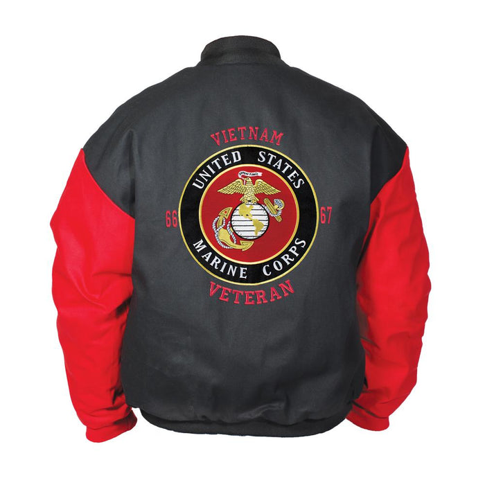 Black & Red EGA Canvas Jacket - SGT GRIT