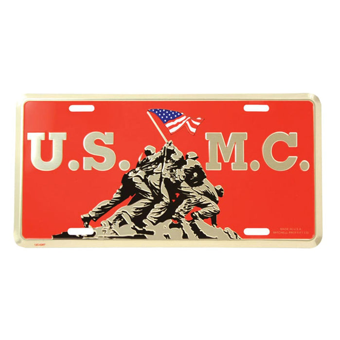 U.S.M.C. Iwo Jima License Plate