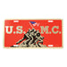 U.S.M.C. Iwo Jima License Plate - SGT GRIT