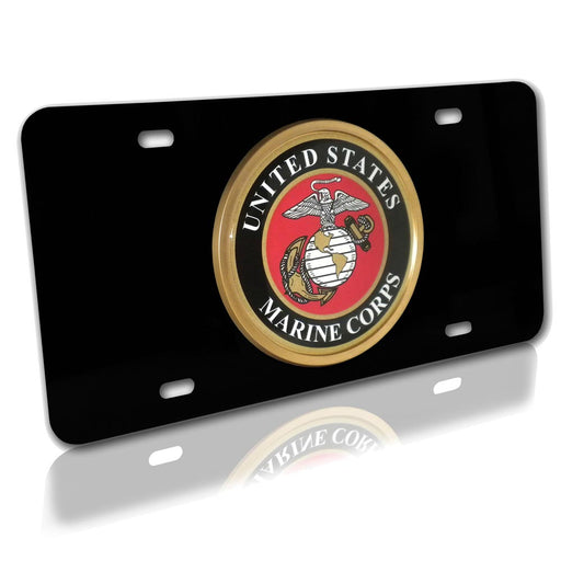 Marines Seal Black License Plate - SGT GRIT