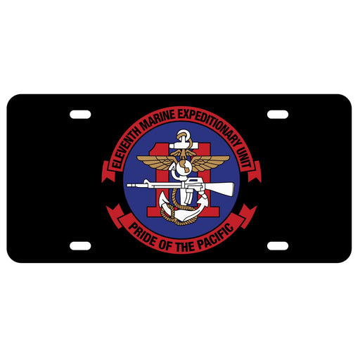 11th MEU Pride of the Pacific License Plate - SGT GRIT