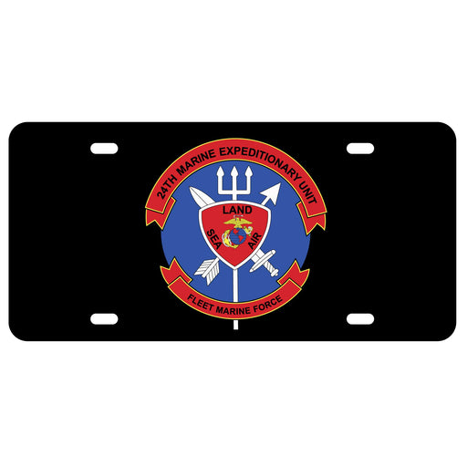 24th MEU Fleet Marine Force License Plate - SGT GRIT